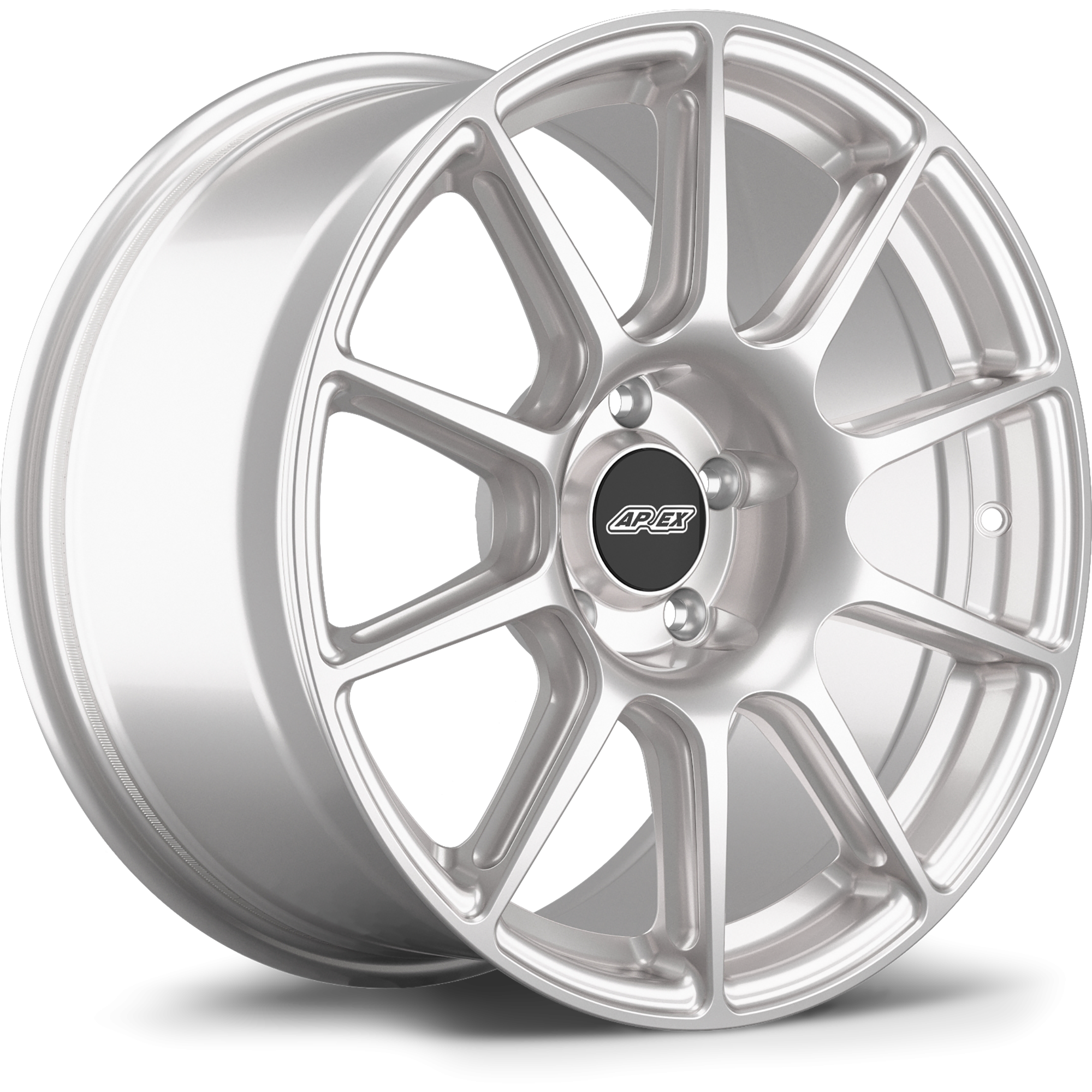 Apex SM-10 Alloy Wheel 17x8.5 ET43 5x112 Race Silver 57.1mm CB