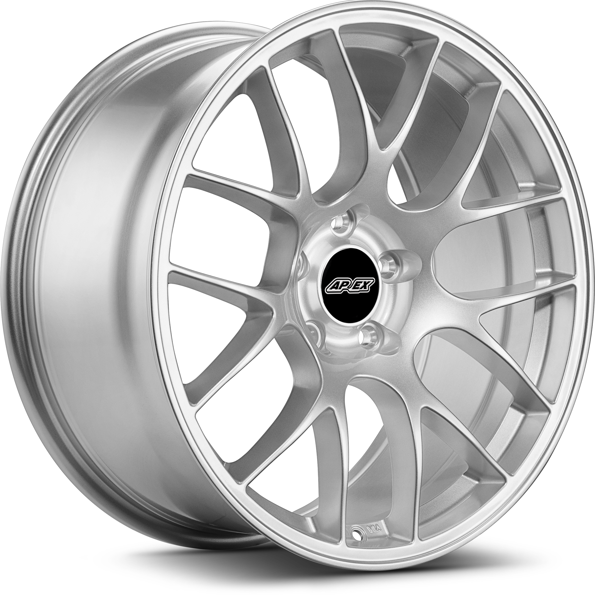 Apex EC-7 Alloy Wheel 19x10 ET40 5x114.3 Race Silver 70.5mm CB