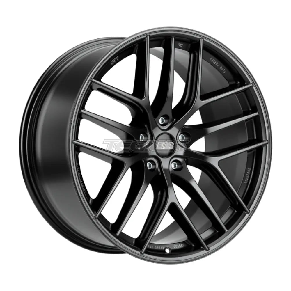 BBS CC-R AD Alloy Wheel 19x8 ET59 5x117 Satin Black 70.05mm CB