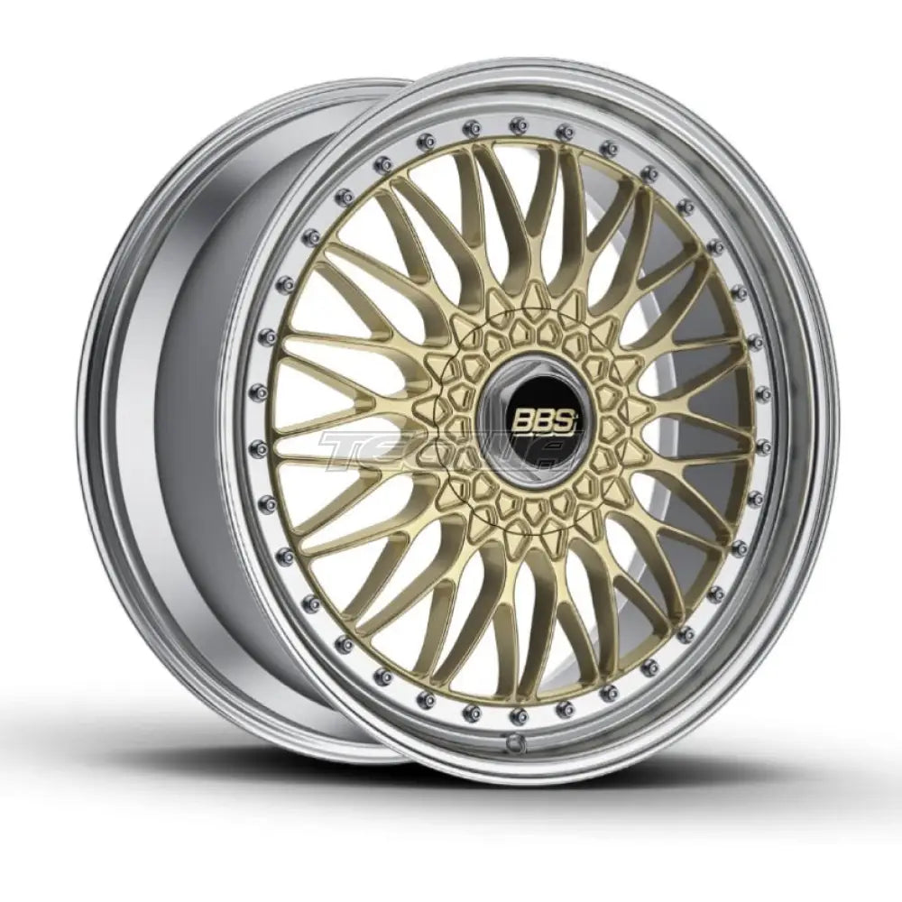 BBS Super RS Forged Alloy Wheel 20x8.5 ET45 5x112 Gold/Rim Diamond Cut 82mm CB