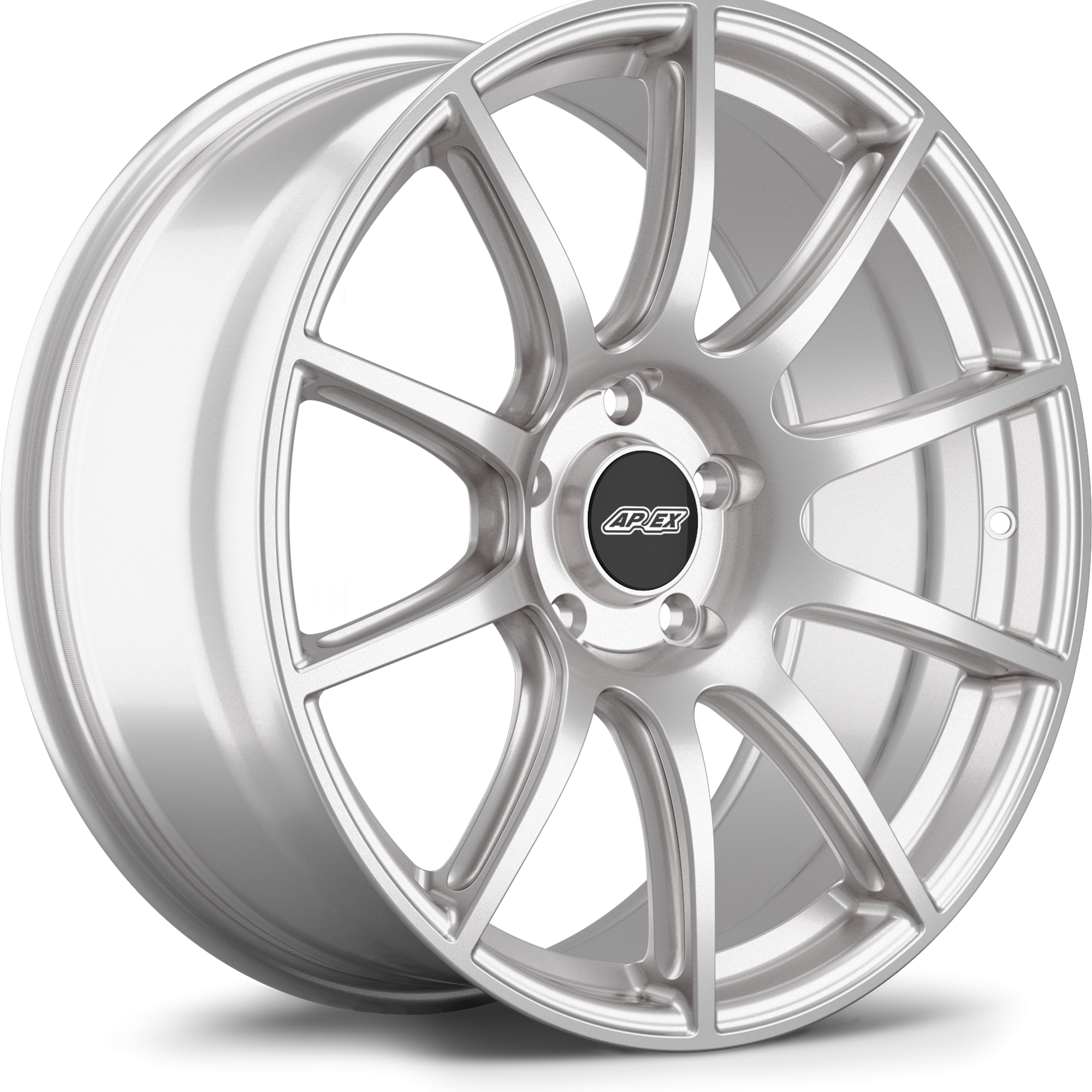 Apex SM-10 Alloy Wheel 19x9 ET30 5x120 Race Silver 72.56mm CB
