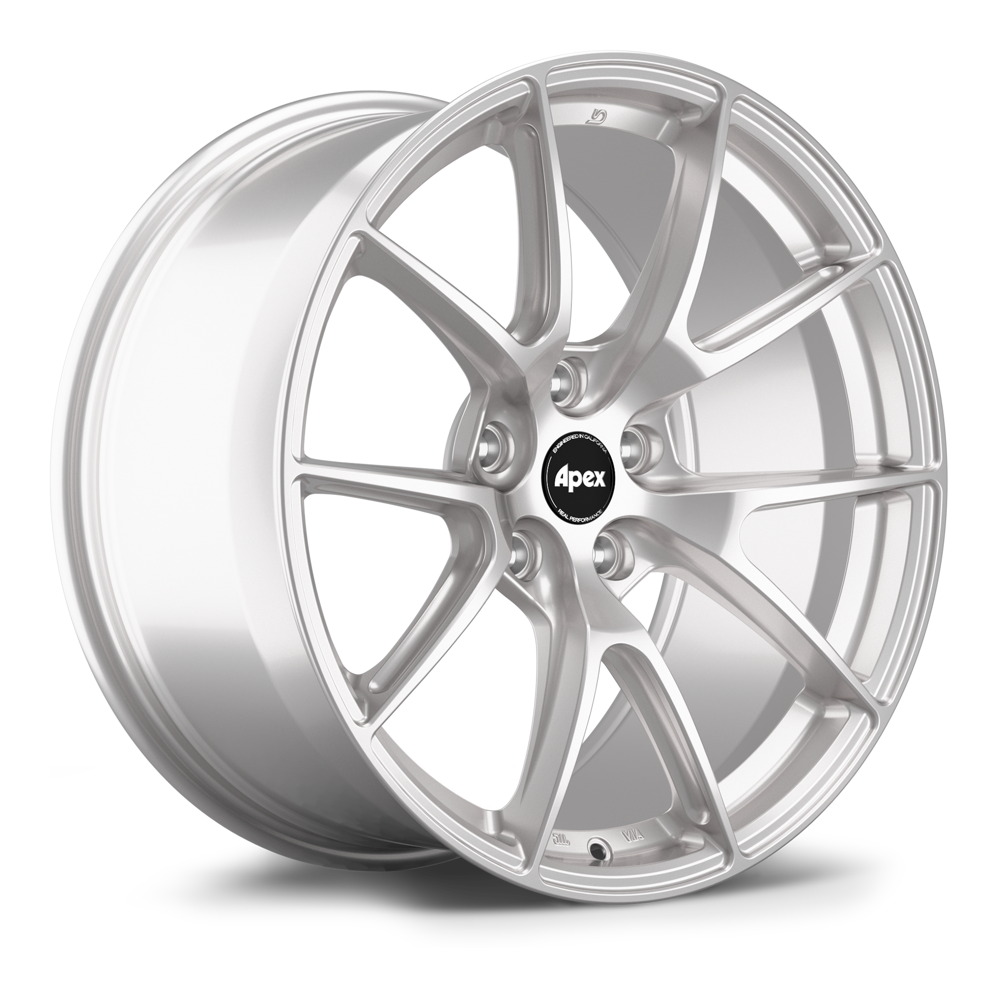 Apex VS-5 Alloy Wheel 19x9.5 ET28 5x120 Race Silver 72.56mm CB