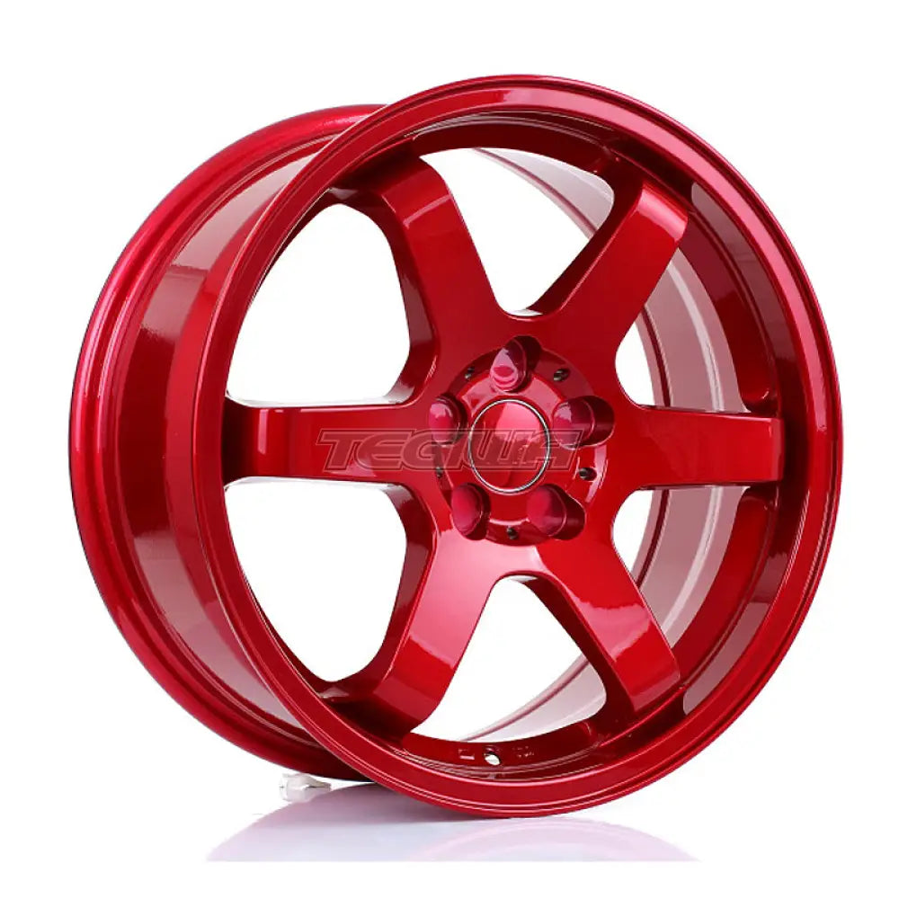 BOLA B1 Alloy Wheel 17x7.5 4x100 ET40 To 45 73.1mm CB Candy Red