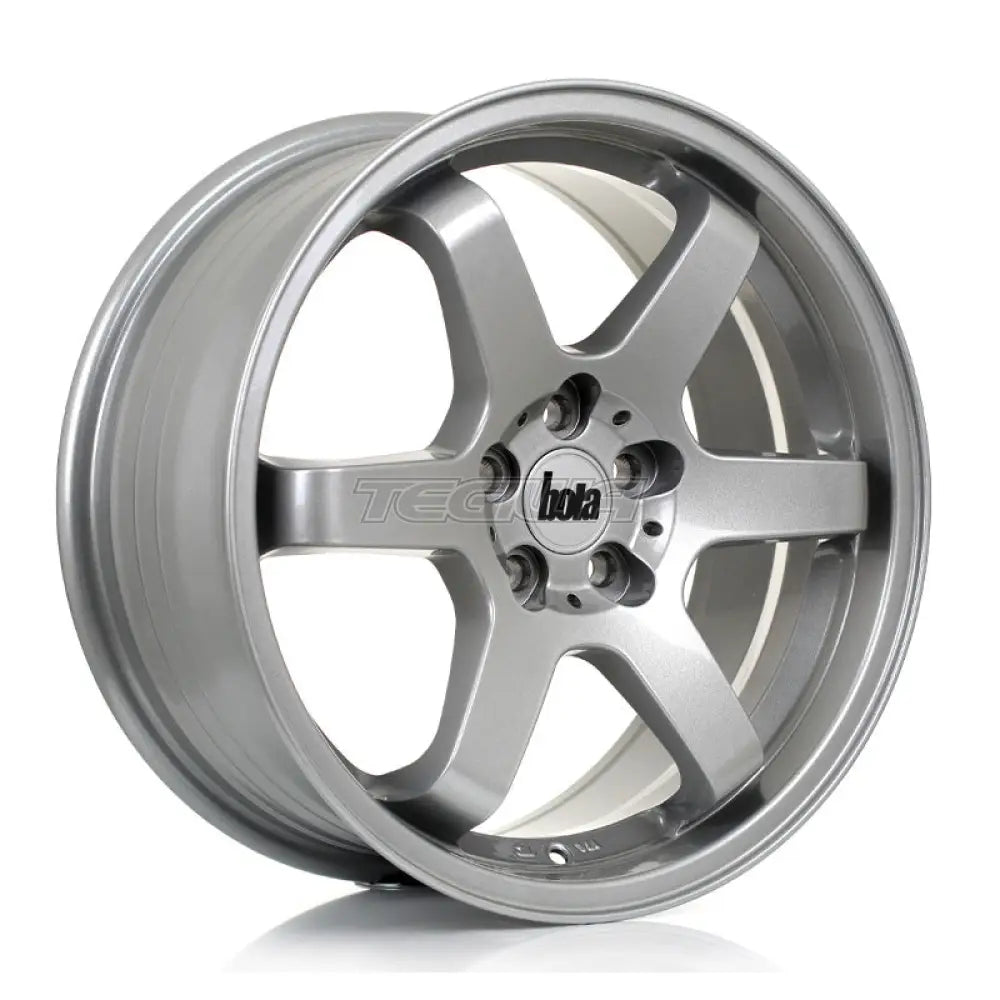 BOLA B1 Alloy Wheel 17x7.5 4x108 ET40 To 45 72.56mm CB Crystal Silver