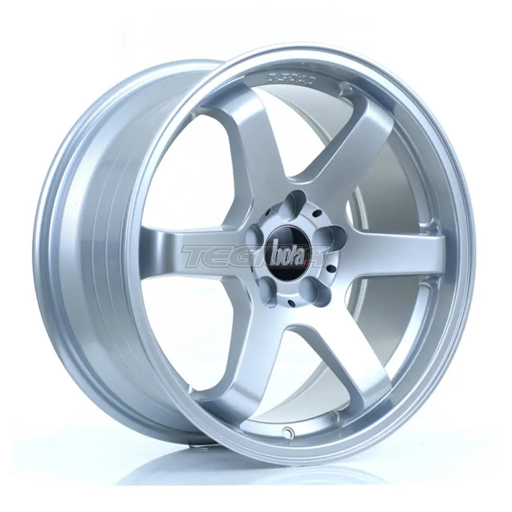 BOLA B1 Alloy Wheel 18x8.5 5x115 ET40 To 45 72.6mm CB Crystal Silver