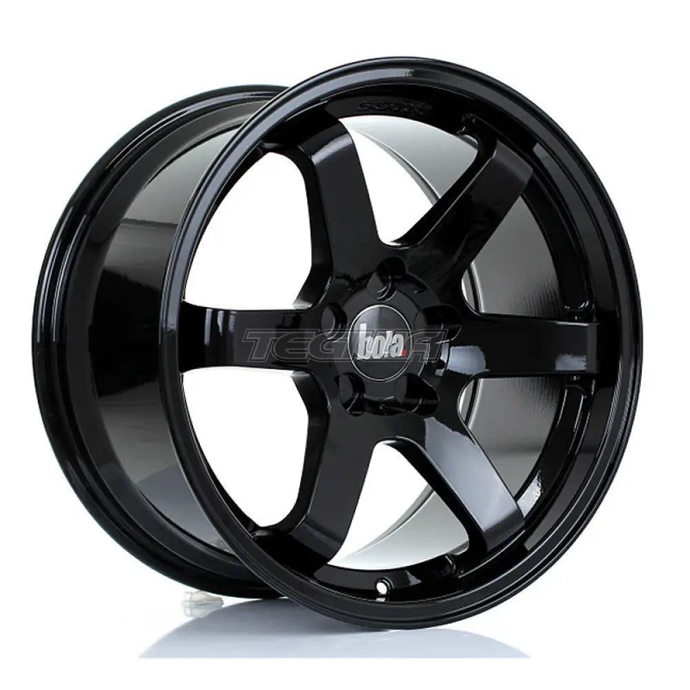 BOLA B1 Alloy Wheel 18x9.5 5x100 ET30 To 45 72.6mm CB Gloss Black