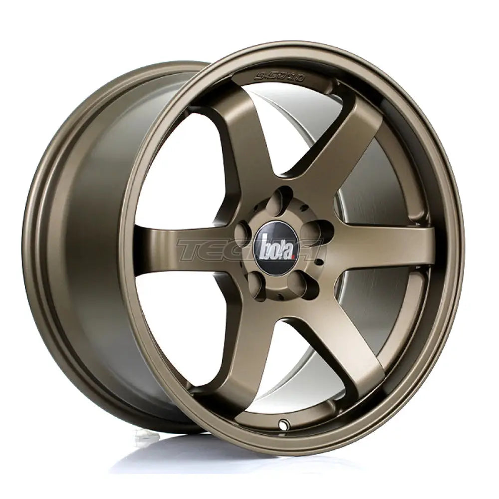BOLA B1 Alloy Wheel 18x9.5 5x100 ET35 To 45 67.1mm CB Matt Bronze