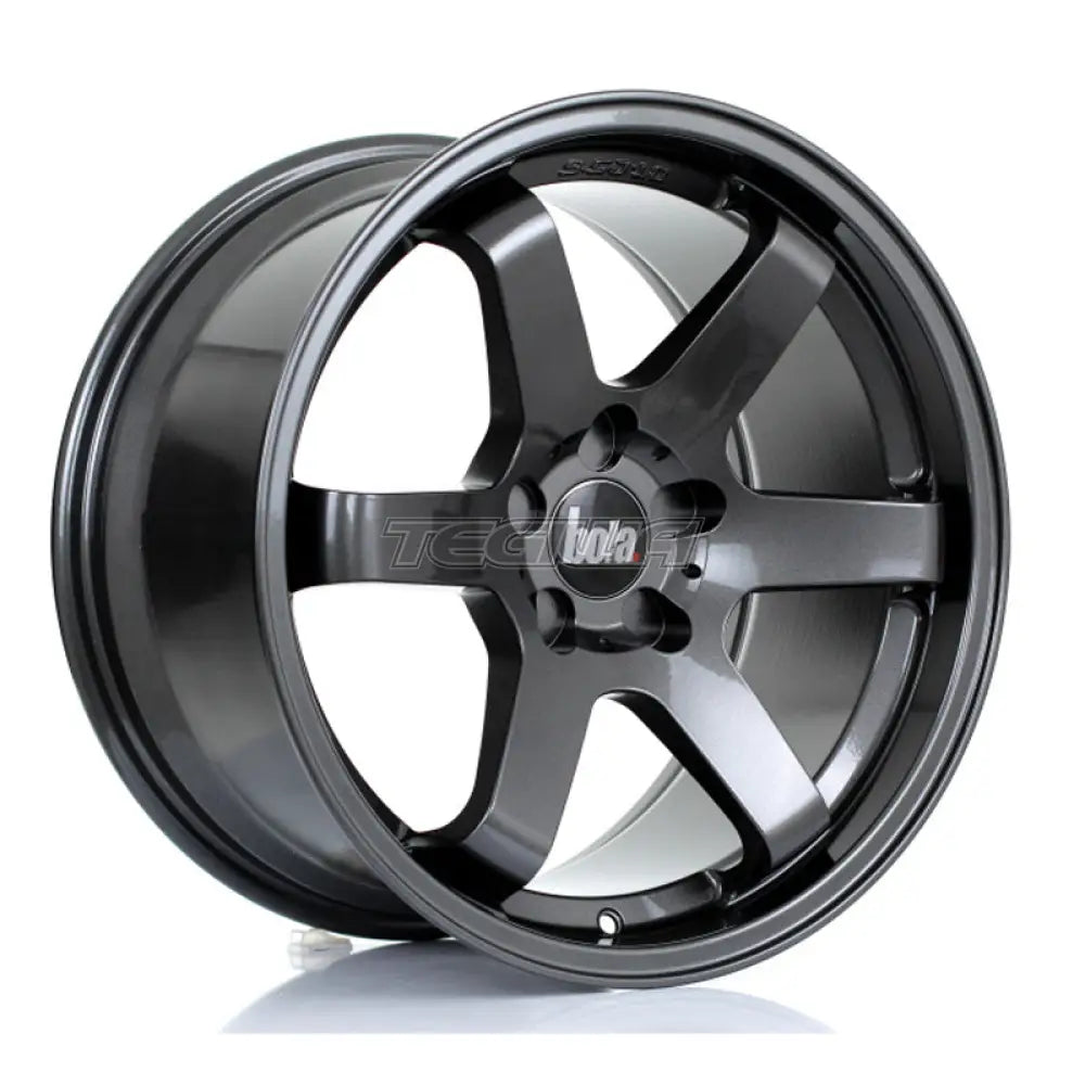 BOLA B1 Alloy Wheel 18x9.5 5x100 ET42 To 45 72.6mm CB Gloss Gunmetal