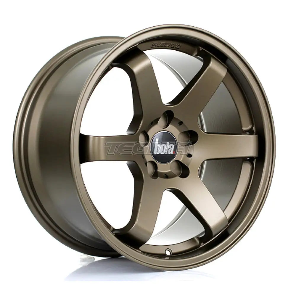 BOLA B1 Alloy Wheel 18x9.5 5x100 ET42 To 45 72.6mm CB Matt Bronze