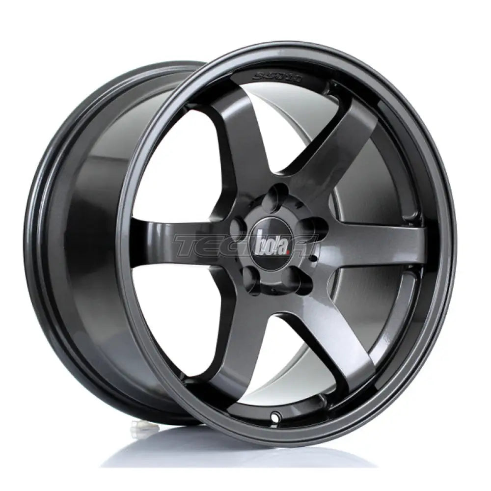 BOLA B1 Alloy Wheel 18x9.5 5x108 ET30 To 45 72.6mm CB Gloss Gunmetal