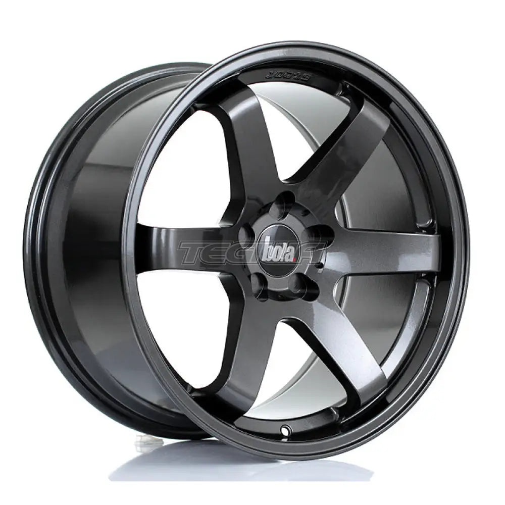 BOLA B1 Alloy Wheel 19x10 5x108 ET25 To 45 72.6mm CB Gloss Gunmetal