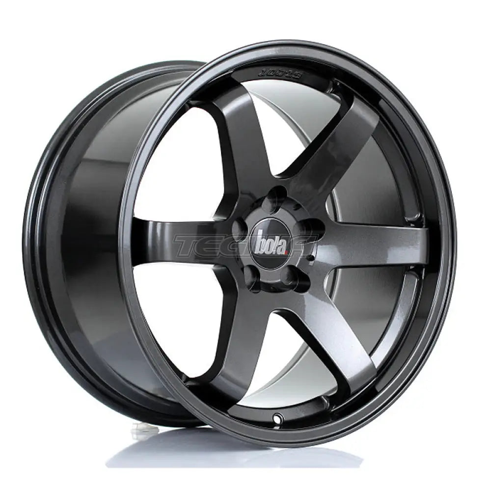 BOLA B1 Alloy Wheel 19x10 5x115 ET25 To 45 72.6mm CB Gloss Gunmetal