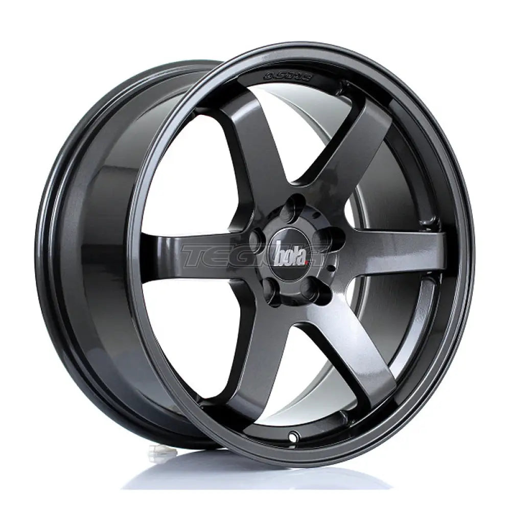 BOLA B1 Alloy Wheel 19x8.5 5x100 ET30 To 45 72.6mm CB Gloss Gunmetal
