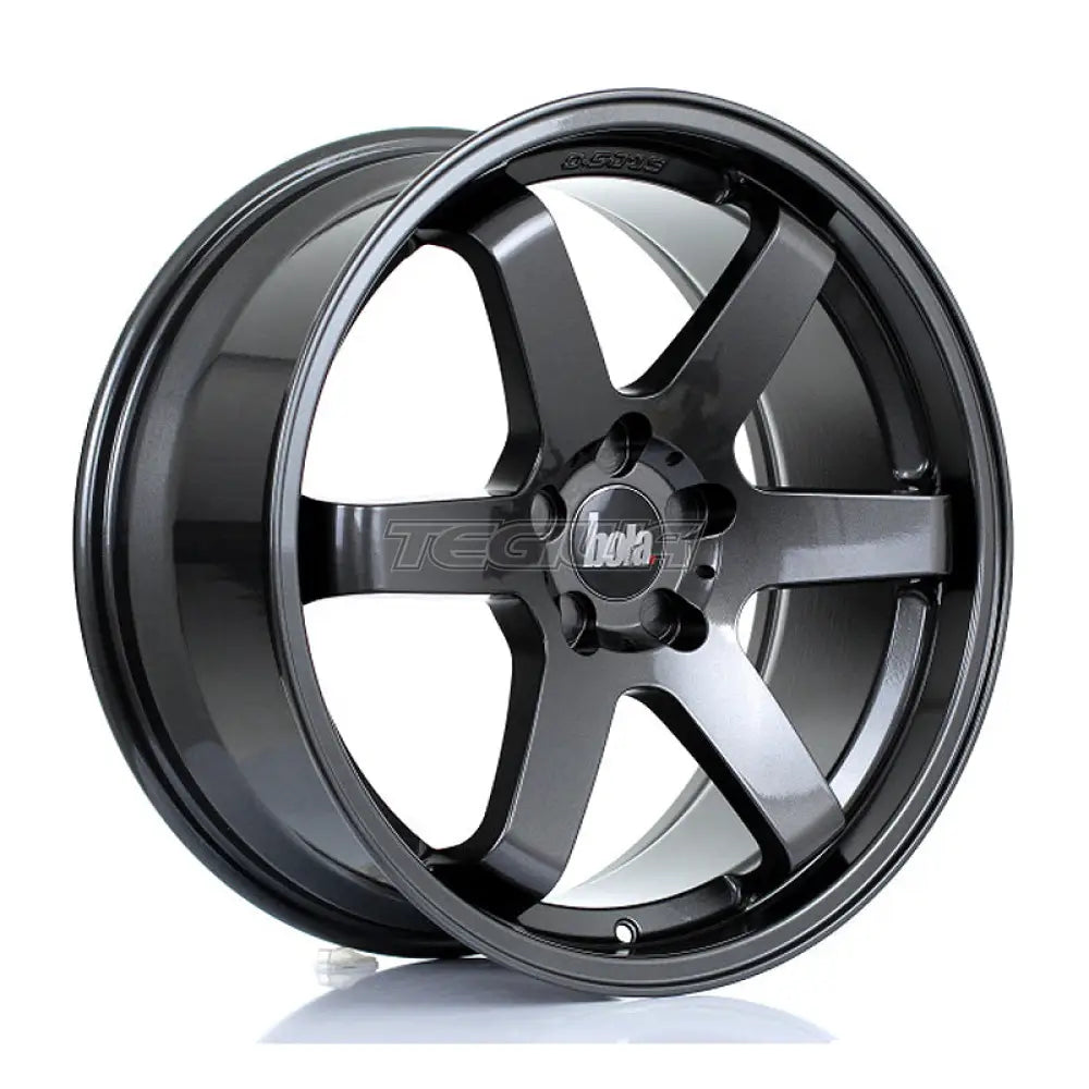 BOLA B1 Alloy Wheel 19x8.5 5x114 ET30 To 45 72.6mm CB Gloss Gunmetal