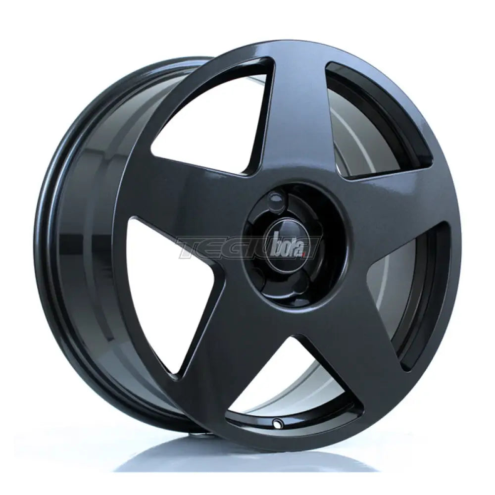 BOLA B10 Alloy Wheel 19x8.5 5x100 ET25 To 45 72.6mm CB Gloss Gunmetal