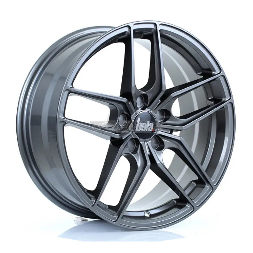 BOLA B11 Alloy Wheel 18x8 5x120 ET30 To 45 72.6mm CB Light Gunmetal