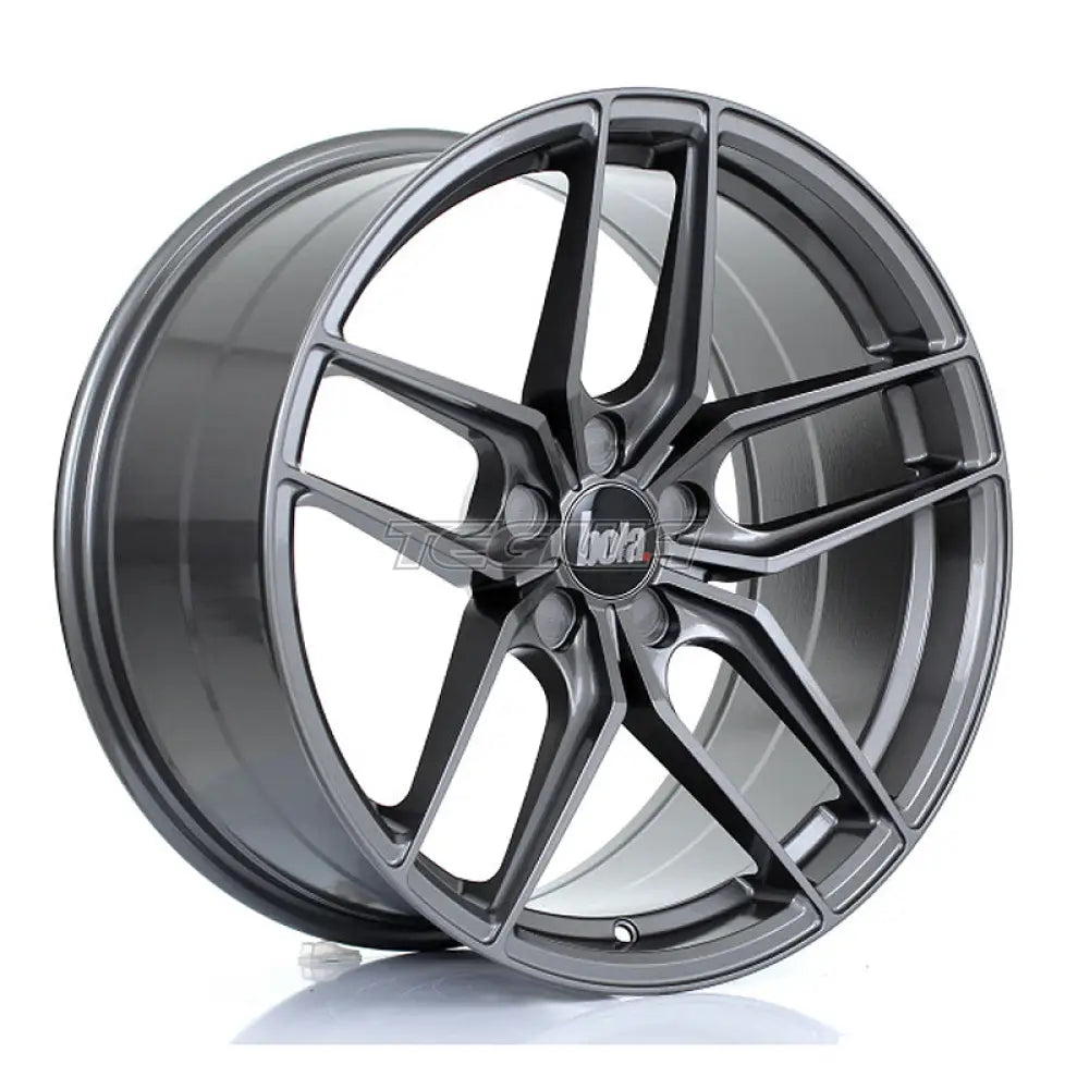 BOLA B11 Alloy Wheel 19x9.5 5x100 ET25 To 45 72.6mm CB Light Gunmetal
