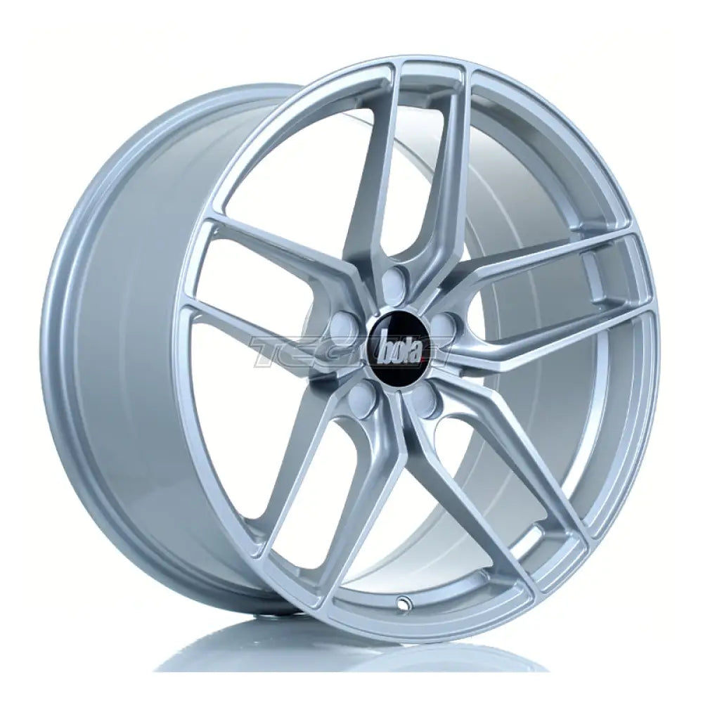 BOLA B11 Alloy Wheel 19x9.5 5x115 ET25 To 45 72.6mm CB Crystal Silver