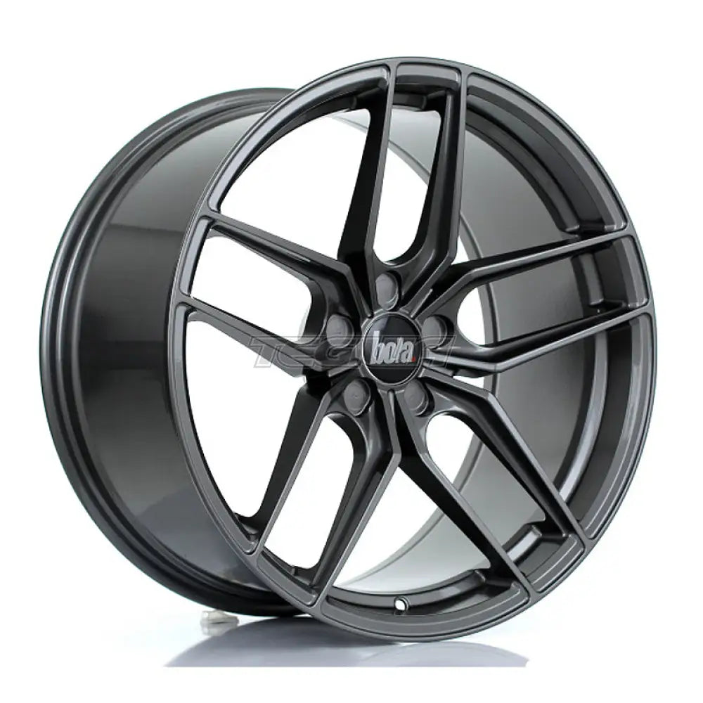BOLA B11 Alloy Wheel 20x10 5x115 ET20 To 45 72.6mm CB Light Gunmetal