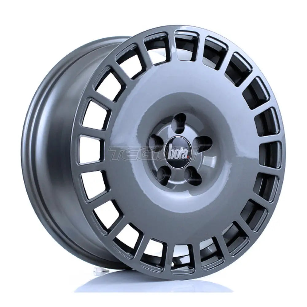 BOLA B12 Alloy Wheel 19x8.5 5x100 ET25 To 45 71.6mm CB Gloss Gunmetal