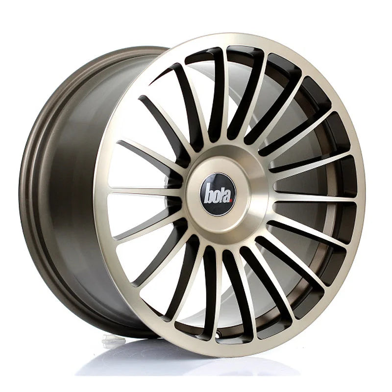 BOLA B14 Alloy Wheel 18x9.5 5x108 ET30 To 45 72.6mm CB Hyper Bronze