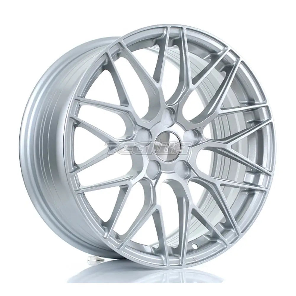 BOLA B17 Alloy Wheel 17x8 5x100 ET35 To 45 72.6mm CB Crystal Silver