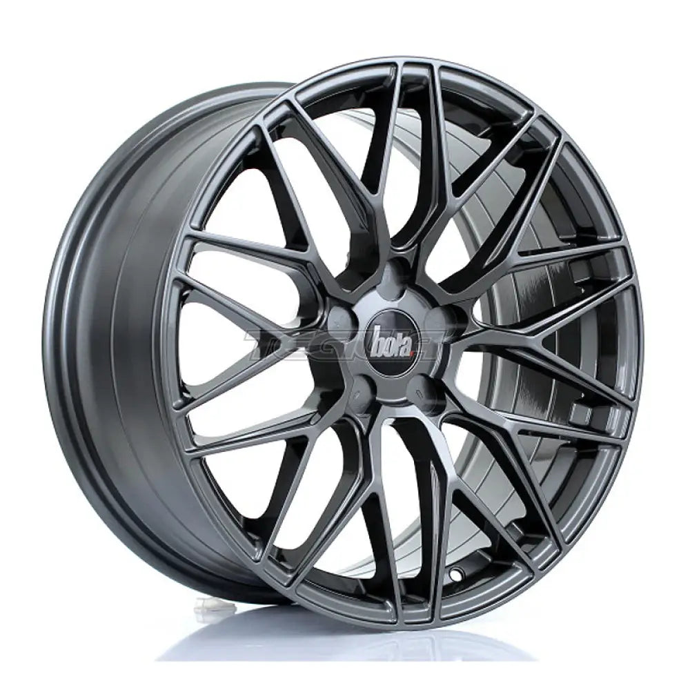BOLA B17 Alloy Wheel 18x8.5 5x120 ET40 To 45 72.6mm CB Gloss Gunmetal