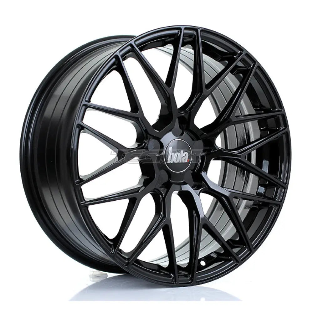 BOLA B17 Alloy Wheel 19x8.25 5x110 ET25 To 45 72.6mm CB Gloss Black