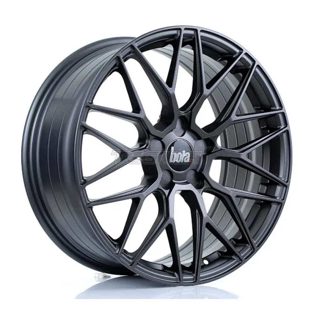 BOLA B17 Alloy Wheel 19x8.25 5x127 ET25 To 45 72.6mm CB Matt Gunmetal