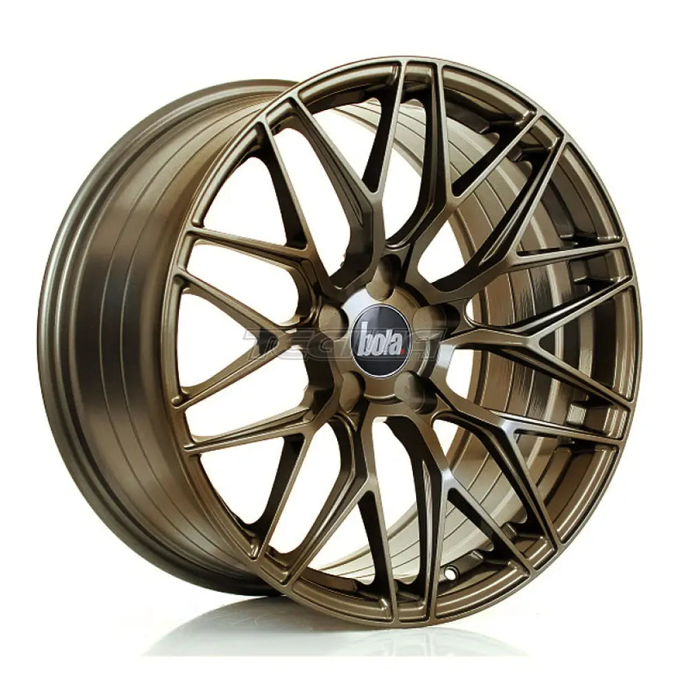 BOLA B17 Alloy Wheel 19x8.5 5x100 ET15 To 45 72.6mm CB Gloss Bronze