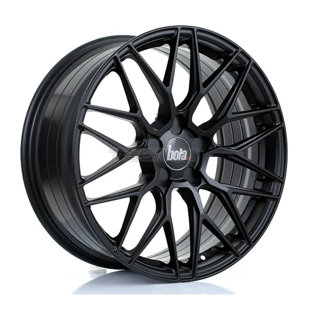 BOLA B17 Alloy Wheel 19x8.5 5x100 ET15 To 45 72.6mm CB Matt Black