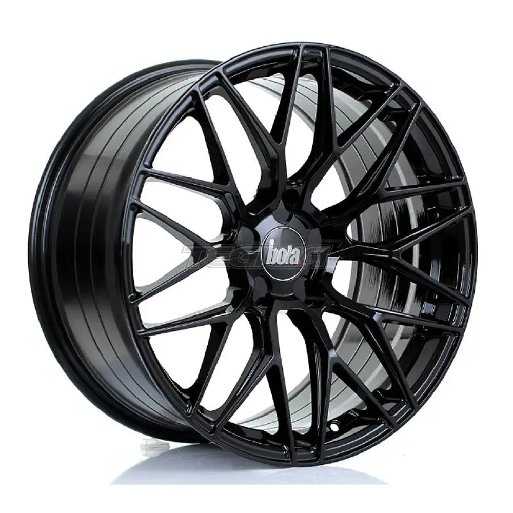 BOLA B17 Alloy Wheel 19x9.5 5x100 ET25 To 45 72.6mm CB Gloss Black