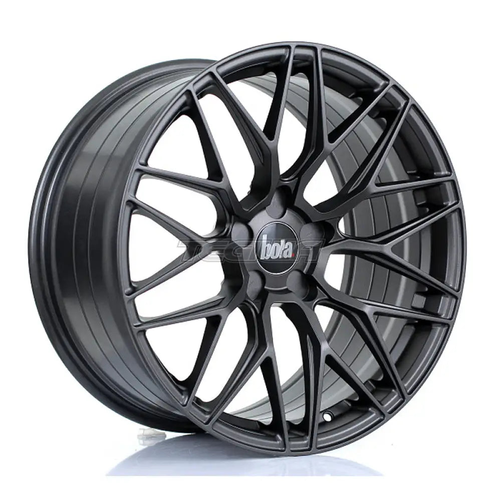 BOLA B17 Alloy Wheel 19x9.5 5x100 ET25 To 45 72.6mm CB Matt Gunmetal