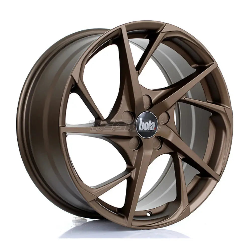 BOLA B18 Alloy Wheel 19x8.5 5x108 ET25 To 45 72.6mm CB Matt Bronze