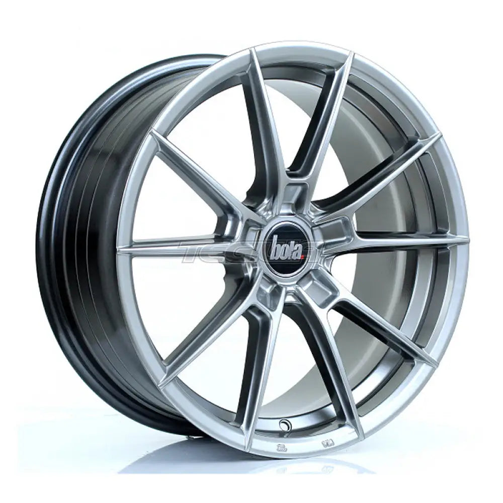 BOLA B19 Alloy Wheel 17x7.5 5x110 ET40 To 45 72.6mm CB Hyper Black