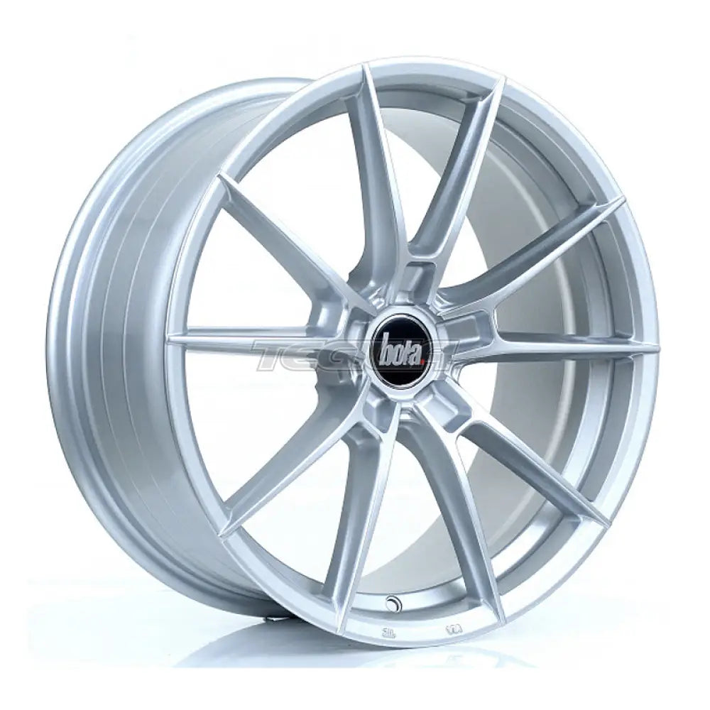 BOLA B19 Alloy Wheel 18x8 5x115 ET35 To 45 72.6mm CB Crystal Silver