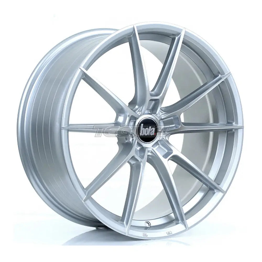 BOLA B19 Alloy Wheel 19x8.5 5x120 ET40 To 45 72.6mm CB Silver Polished Face