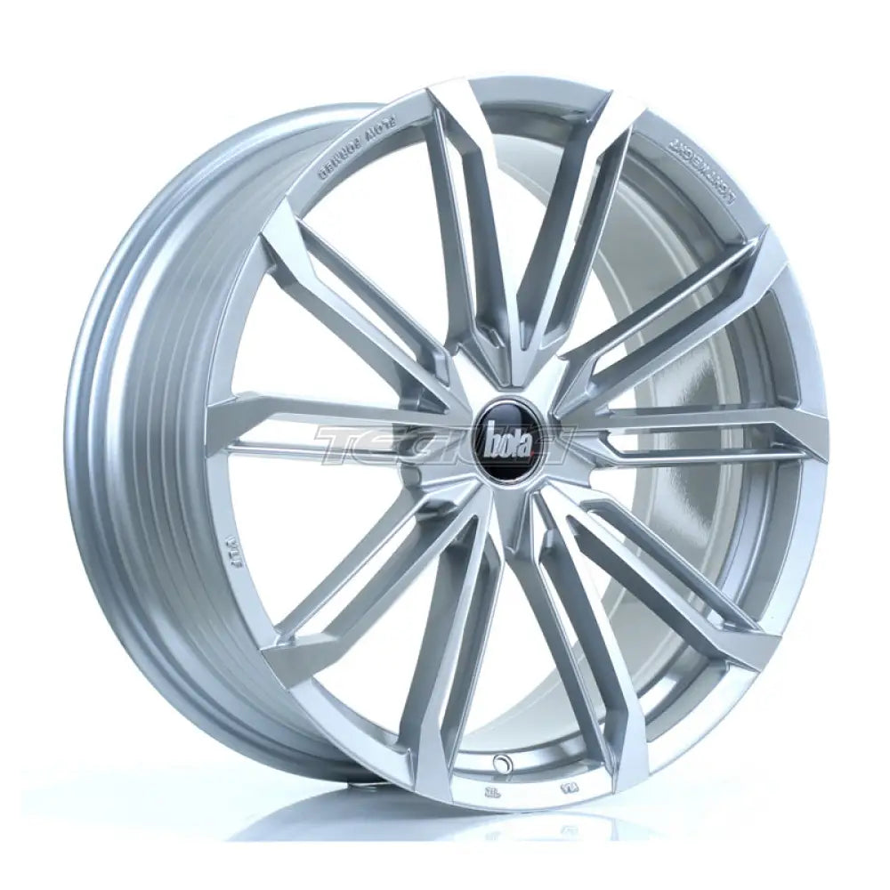 BOLA B23 Alloy Wheel 20x8.5 5x118 ET38 To 45 72.6mm CB Silver Polished Face