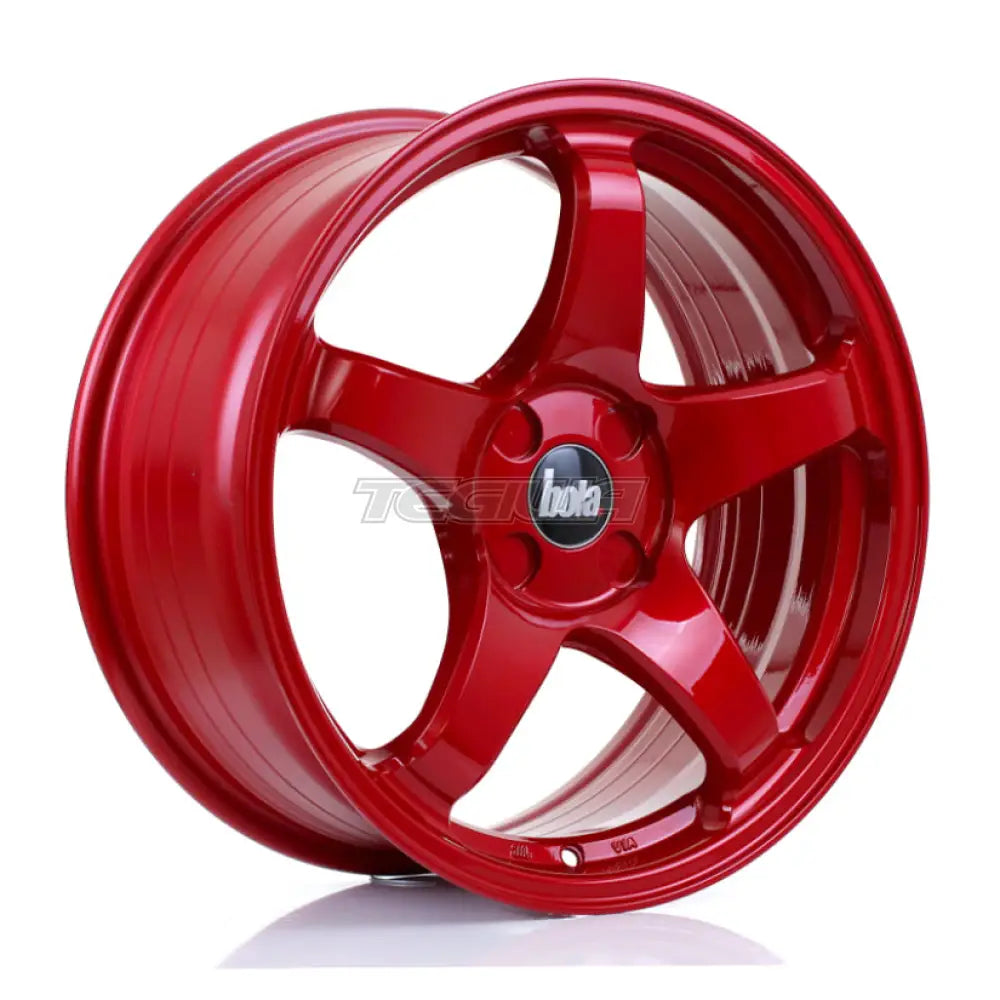 BOLA B2R Alloy Wheel 17x7.5 ET40 4x108 Candy Red 72.6mm CB