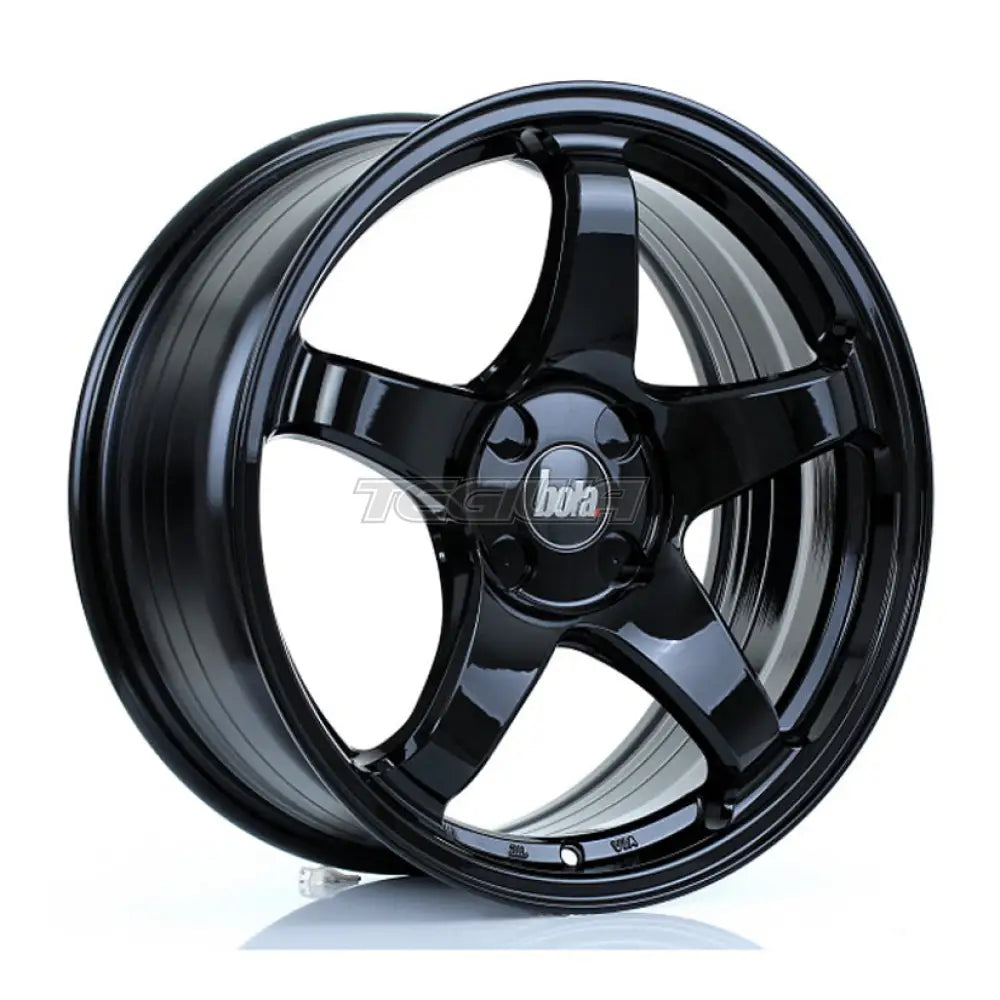 BOLA B2R Alloy Wheel 17x7.5 ET40 4x108 Gloss Black 72.6mm CB