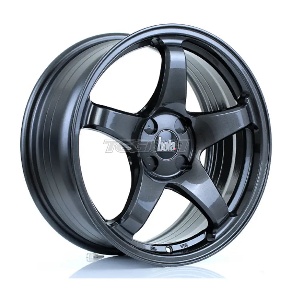BOLA B2R Alloy Wheel 17x7.5 ET40 4x108 Gloss Gunmetal 72.6mm CB