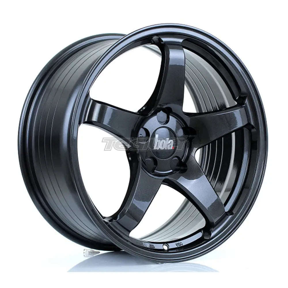 BOLA B2R Alloy Wheel 18x8.5 5x105 ET40 To 45 72.6mm CB Gloss Gunmetal