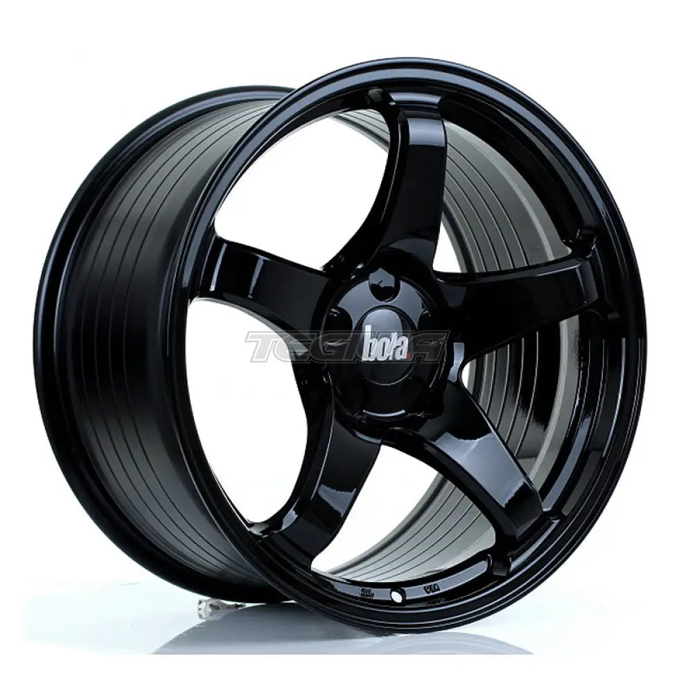 BOLA B2R Alloy Wheel 18x9.5 5x114 ET30 To 45 72.6mm CB Gloss Black