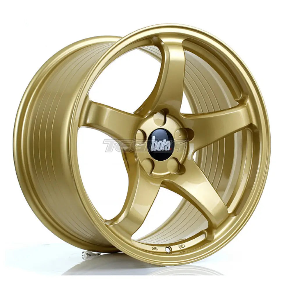 BOLA B2R Alloy Wheel 18x9.5 5x120 ET30 To 45 72.6mm CB Gold