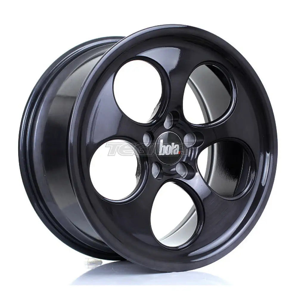 BOLA B5 Alloy Wheel 18x8.5 5x114 ET40 To 45 72.6mm CB Black Brushed Polished Face