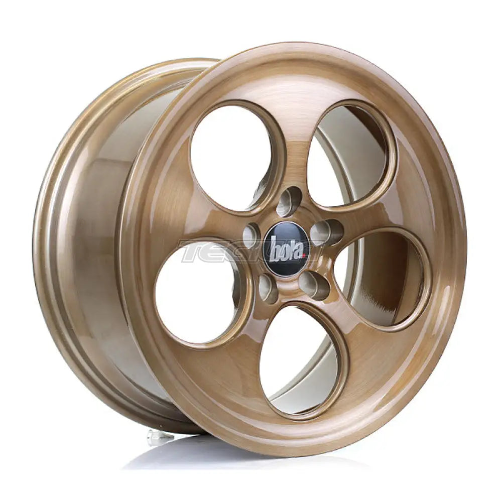 BOLA B5 Alloy Wheel 18x8.5 5x114 ET40 To 45 72.6mm CB Bronze Brushed Polished Face