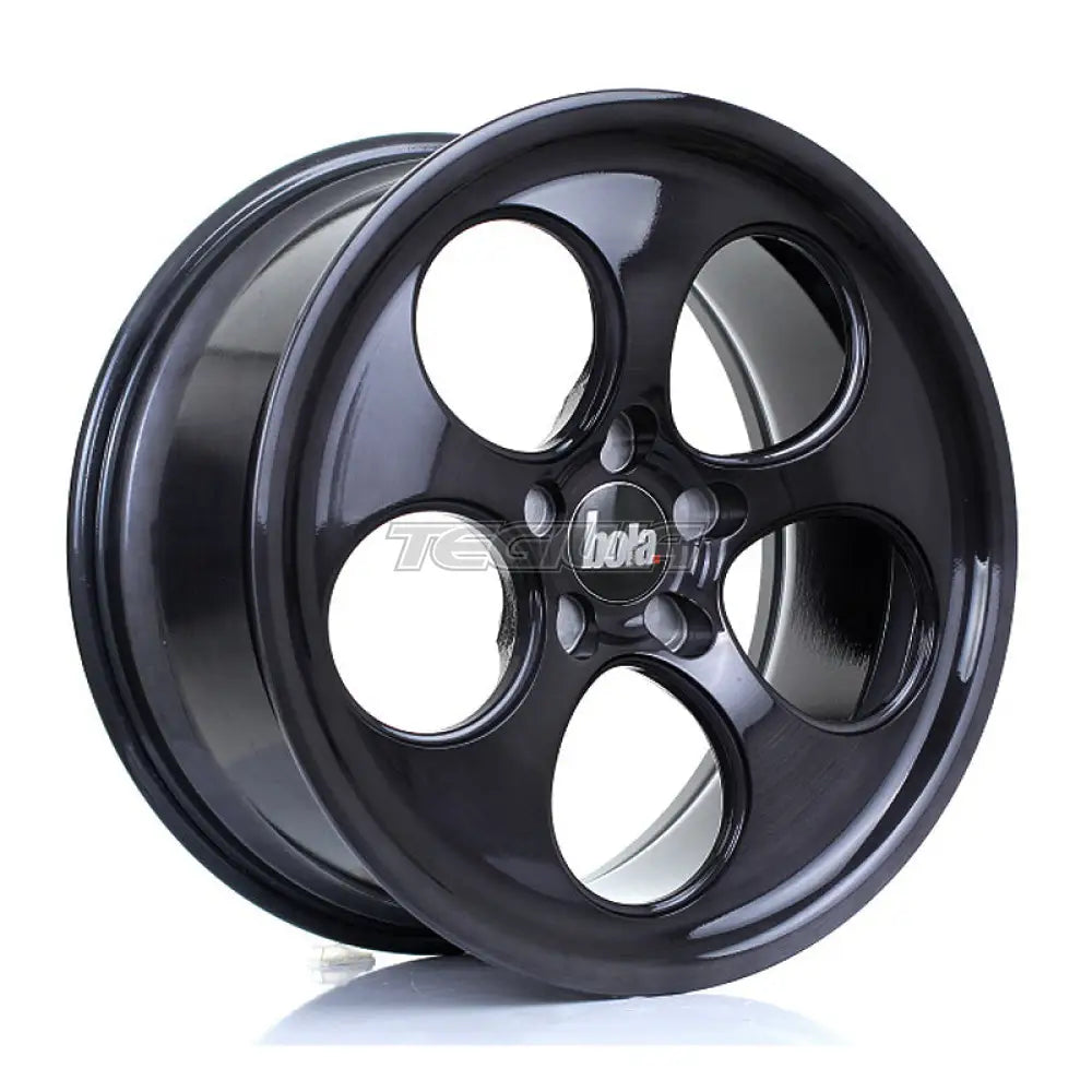 BOLA B5 Alloy Wheel 18x8.5 5x128 ET40 To 45 72.6mm CB Black Brushed Polished Face