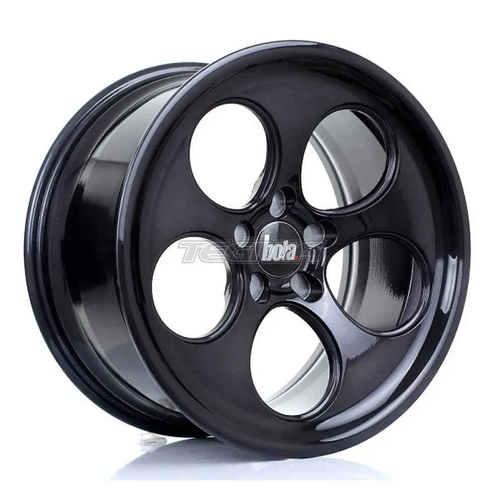 BOLA B5 Alloy Wheel 18x9.5 5x115 ET40 To 45 72.6mm CB Black Brushed Polished Face
