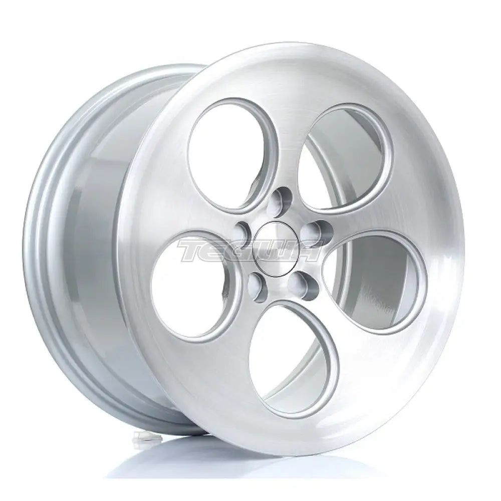 BOLA B5 Alloy Wheel 18x9.5 5x127 ET40 To 45 72.6mm CB Silver Brushed Polished Face