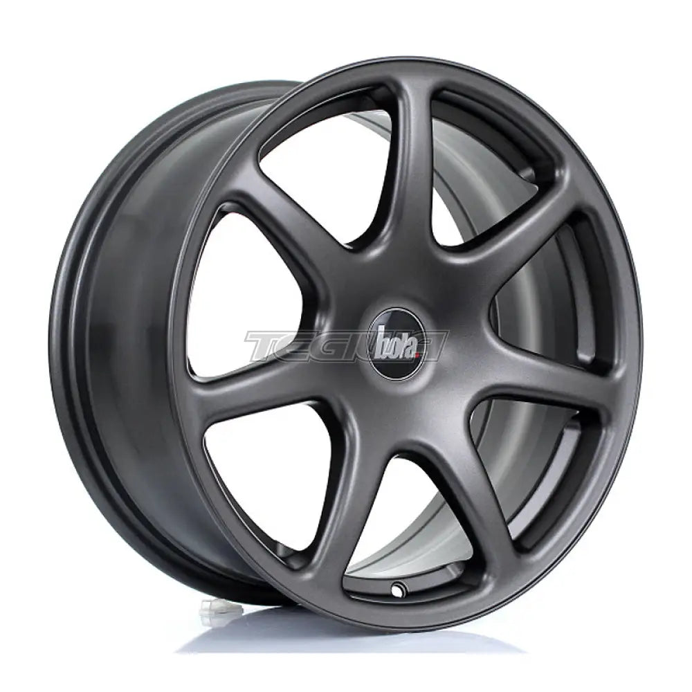 BOLA B7 Alloy Wheel 17x7.5 5x118 ET40 To 45 72.6mm CB Matt Gunmetal